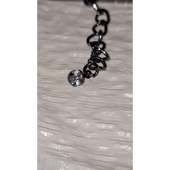 A Mesh Bracelet Gunmetal Gray Chainmail Steampunk Whimsigoth Medievel As-Is - Picture 3 of 10